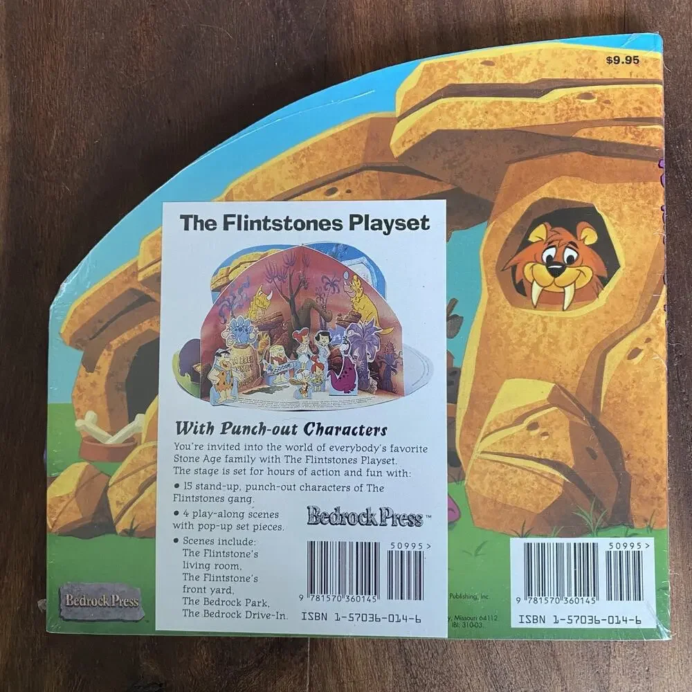 New The Flintstones Playset Punch Out Characters by Jon Z. Haber Hardcover
